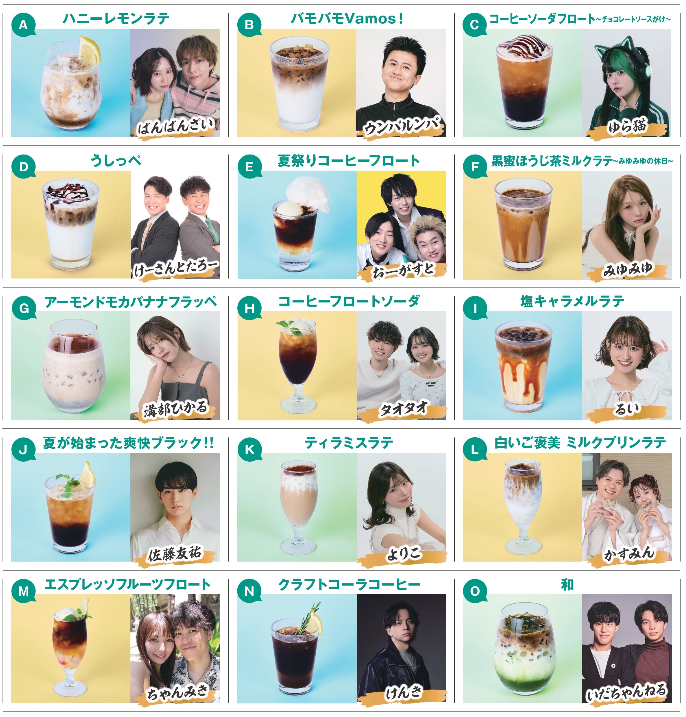 “濃縮割り師”が考案したレシピをもとにした期間限定メニュー