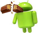 Android OSのマスコットも「キットカット」コラボレーション